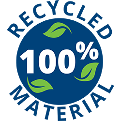 100% Recycled Material